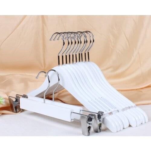 10pcs/lot Adult Baby Wood Hangers For Clothes Rack Children Wooden Hotel Clothes Store Hanger