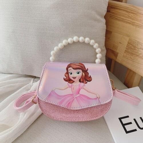 Disney children messenger bag Frozen Elsa shoulder bag girl handbag shopping bag girl handbag fashion bag