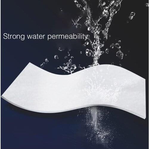 Fish Tank Filter Cotton Aquarium Purification Sponge Filter Fish Blanket Reusable High Density Permeability White Cotton Filter