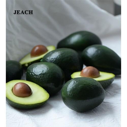 Simulation avocado Fruit Model hotel Kitchen shopping mall restaurant decoration photography props Artificial faux fruit toys