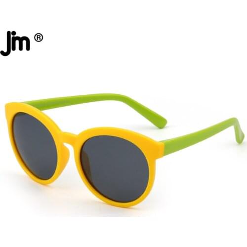 JM Round Polarized Kis Sunglasses for Boys Girls T1655