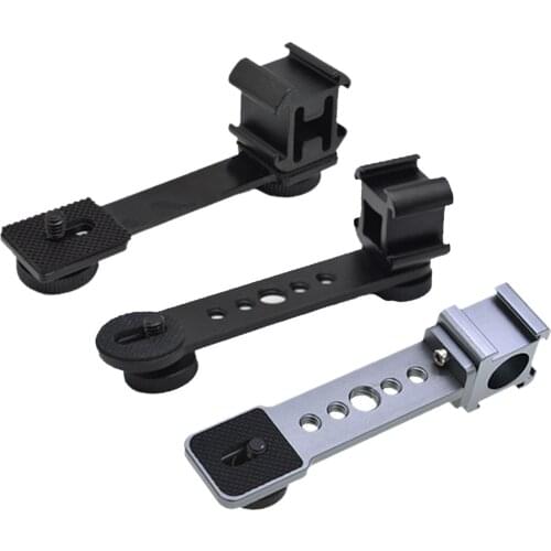 Cold Shoe Mount Video Microphone Flash Light Bracket for OSMO Mobile 3 2