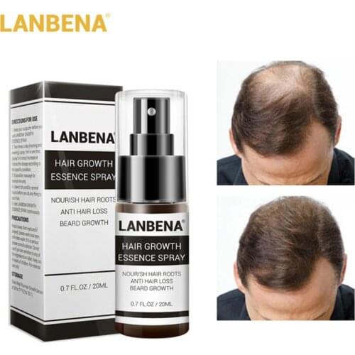 LANBENA 20ml Hair Growth Essence Essential Oil Liquid Spray Nourish Roots Thick Shiny Prevent Hair Loss Anti-hair For Menwomen