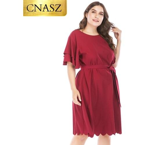 Summer hot sale design irregular muslim tops with belt dress ruffle sleeve