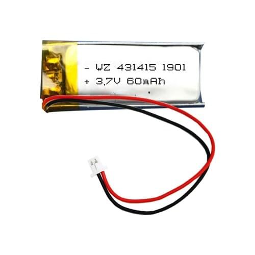 431415 60mah 3.7V lithium battery for sabbat e12 earphone battery replacement