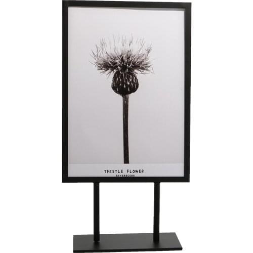 A3 A4 Advertising Table Stand Menu Free Standing Table Desk Floor Stand Counter Top Sign Holder Frame Display Rack