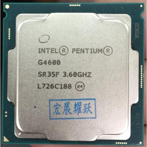 Intel Pentium PC Computer Desktop Processor G4600 CPU LGA1151-land FC-LGA 14 nanometers Dual-Core CPU