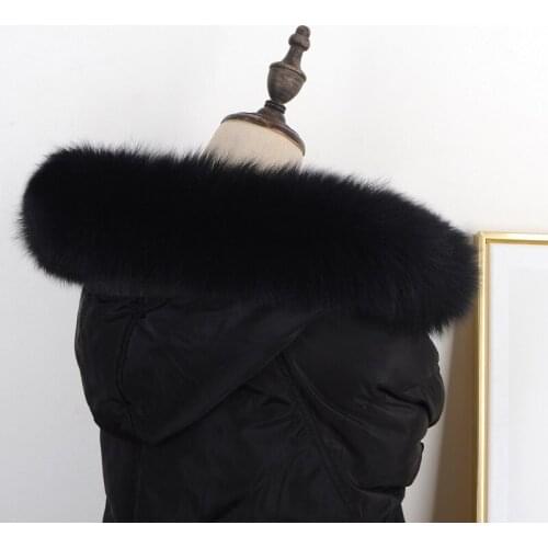 JKP Fox Tail Real Fur Collar Warm New Natural Fox Fur Hat Accessories Fashion Women Scarf Real Fur Scarves