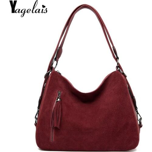 Handbags Women Shoulder Crossbody Bag Female Casual Large Totes High Quality Tassel Leather Ladies Hobo Messenger Bag