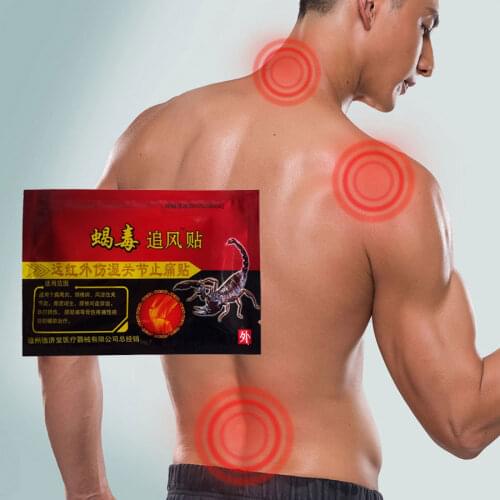 Lumbar disc protrusion Pain Relief Patch Far IR Heating Joint Analgesic Plaster Leg/Lumbar Pain Relief Medical Herb Patch 24Pcs