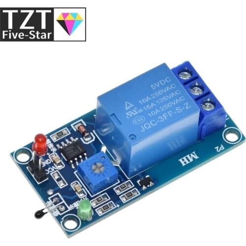 5V/12V Thermal Sensor Module 1 Channel Relay Module Combo Module Thermistor Temperature Sensor Module For Arduino