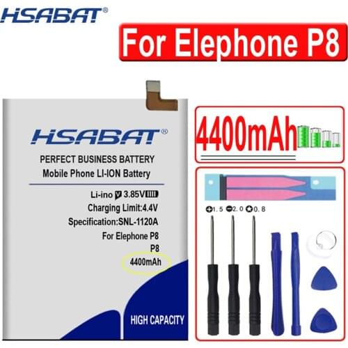 HSABAT 4400mAh Battery for Elephone P8 2017 free tools gift etc