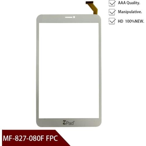 White Original 8''inch for MF-827-080F FPC tablet pc capacitive touch screen glass digitizer panel Free shipping