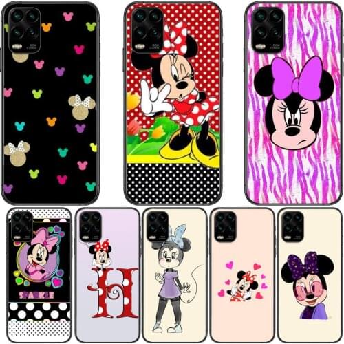 Minnie Mouse Story cartoon Phone Case For XiaoMi Redmi Note 11 10 9S 8 7 6 5 A Pro T Y1 Anime Black Cover Silicone Back Pre styl