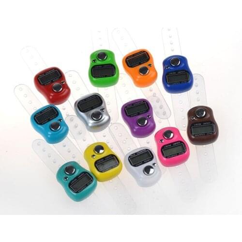 DHL Fedex Free Shipping 500 pcs New Arrive Muslim Finger Ring Tally Counter Digital Tasbeeh Tasbih