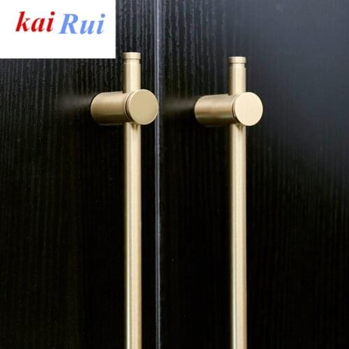 European style/Long Gold brass Cabinet Handles Wardrobe Kitchen Cupboard Pulls Drawer Knobs Door Furniture Handle Hardware