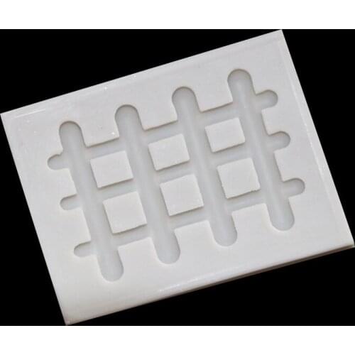 Turn sugar cake mold fence bar Shan decorative shape silicone mold 15-670