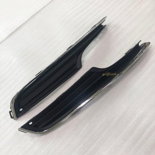 Chrome Black Front Left Right Bumper Lower side Grilles Panel Cover For V-W Golf MK7 13-16 Variant 14-16 5G0 854 661 5G0 854 662