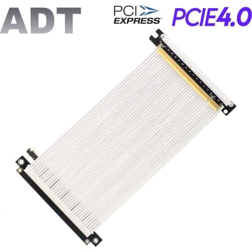 PCIe X16 To X16 Adapter Cable GEN 4 Graphics Video Cards Extension PCI Express 4.0 for ITX Motherboard Chassis Mini Pc-case