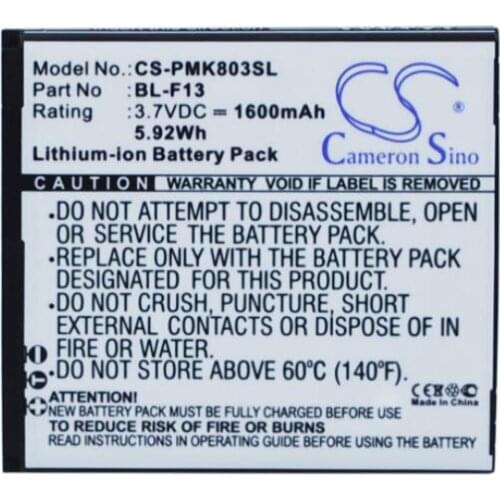 Cameron sino 1600mah battery for PHICOMM i803 BL-F13 Mobile, SmartPhone Battery