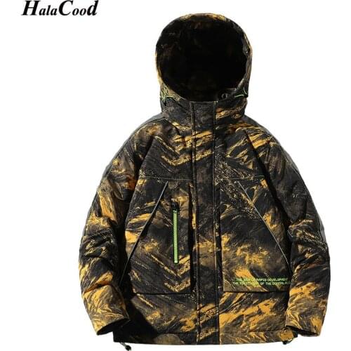 Brand Fashion Camouflage Winter New White Duck Down Jackets Men Warm Coats Casual Parka Mens Hooded Thick Coat Male Plus Size XL