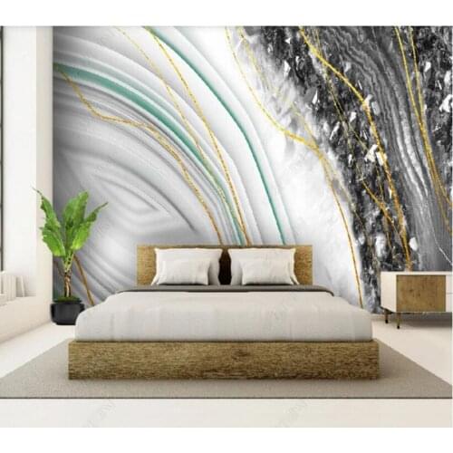 Papel de parede crystal marbled agate microcrystalline stone background wall 3d wallpaper,bedroom KTV bar mural wall decor