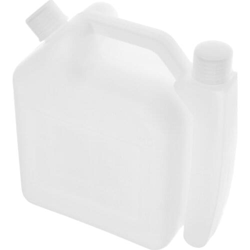 Plastic 1.0L Chainsaws Fuel Petrol Oil Mixing Bottle Ratios 50:1 /25:1. for 2-stroke Petrol Chainsaws Lawn Mowers Line Strimmers