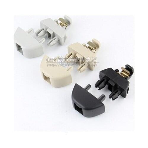 Sun Visor Hook Clip Bracket Grey Inner Hanger Clip Bracket Car Accessories hook rack for SKODA Octavia Fabia Rapid