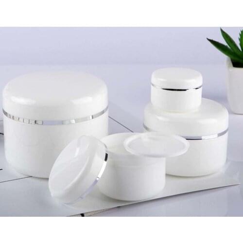High Quality Portable Refillable Bottles Travel Face Cream Lotion Cosmetic Container Plastic Empty Makeup Jar Box