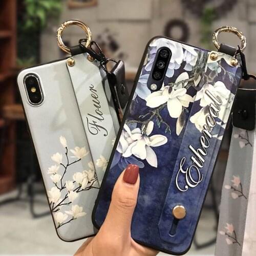 Kickstand Anti-dust Phone Case For ZTE Blade A7 2020 Original Shockproof Phone Holder Wrist Strap