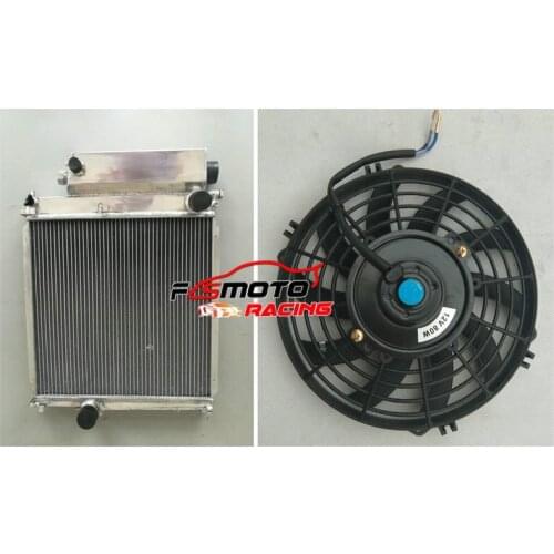 Alloy aluminum radiator & fan Fit for BMW E36 316i; 318i; 320/325/323/328i M40/42/44/50 MT 91-00 1994 1995 1996 1997 1998 99