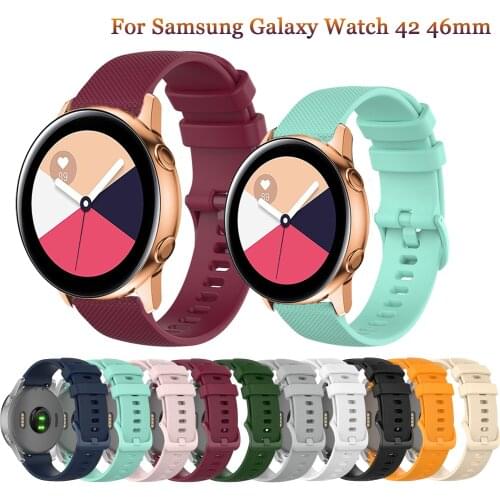 Newest 20mm 22mm Silicone Band for Samsung Galaxy Watch Active 2 Active 3 Gear S2 Watchband Bracelet Strap for Huami Amazfit bip