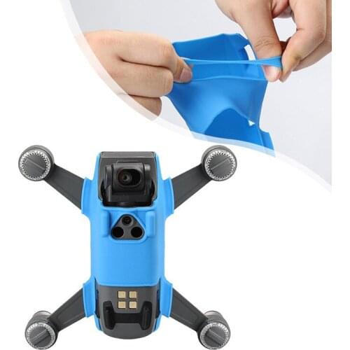 For DJI Spark Body Silicone Protective Skin Case Cover Anti Slip Anti-scratch Resistance Prop Spare Parts Drone Accessories