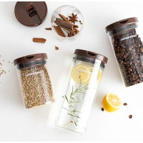Glass food storage jars coffee storage jar storage tank tea Sealed food jars Kitchen Storage Organization Bottles kitchenware