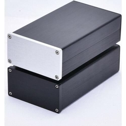 2pcs Full Aluminum amplifier Enclosure Mini AMP Case Preamp Box PSU Chassis 0905