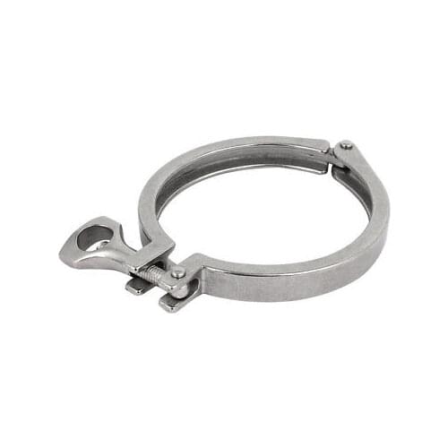 106mm Ferrule 304 Stainless Steel Quick Release Sanitary Tri-Clamp Pipe Clip