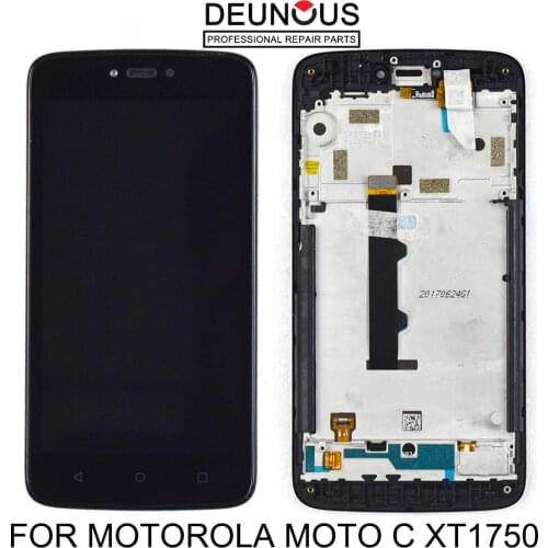5.0" LCD Screen For Motorola Moto C XT1750 XT1755 Xt1754 LCD Display+Digitizer Panel Screen Assembly