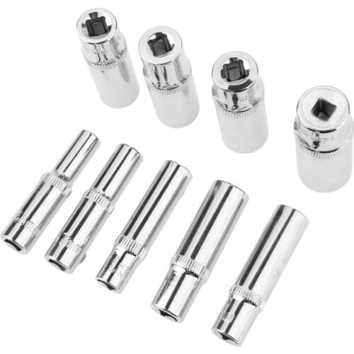1/4 Hex Ratchets Extension Sleeve Bar Socket Adapter Drive Socket Wrench Spanner Converter Tool 6-14MM Universal Joint
