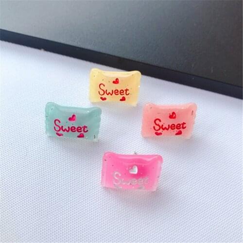 1pc Cute Resin Pins Candy Multicolor Sweet candy Brooches for kids Coat decoration Jewelry Gifts