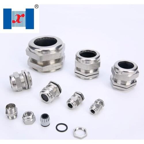 5Pcs M25 Stainless Steel Cable Gland Wire Connector Cord Grip M25 For 13-18mm