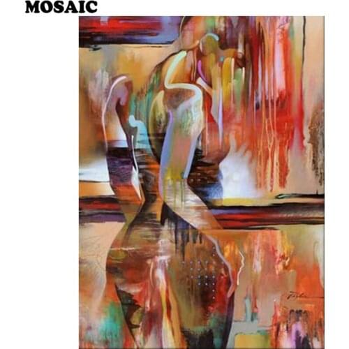 5d Diy Diamond Painting Cross Stitch abstract woman Resin Diamond Mosaic Diamond Embroidery home decoration
