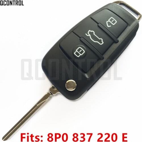 QCONTROL Car Remote Key DIY for AUDI A3 S3 A4 S4 TT 8P0837220E/5FA009272-31 2005 2006 2007 2008 2009 2010 2011 2012 2013