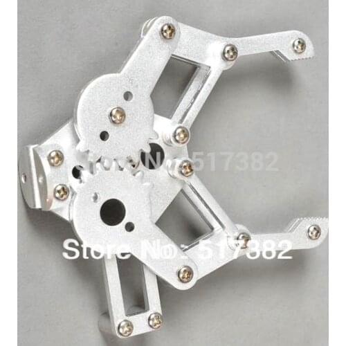 Freeship 1set 2 DOF Aluminium Robot Arm Clamp Claw Mount kit (No servo) Un-assembly Fit for Arduino
