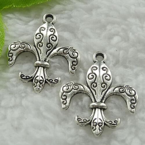Free Ship 252 pcs Antique silver nice charms pendant 25x21mm