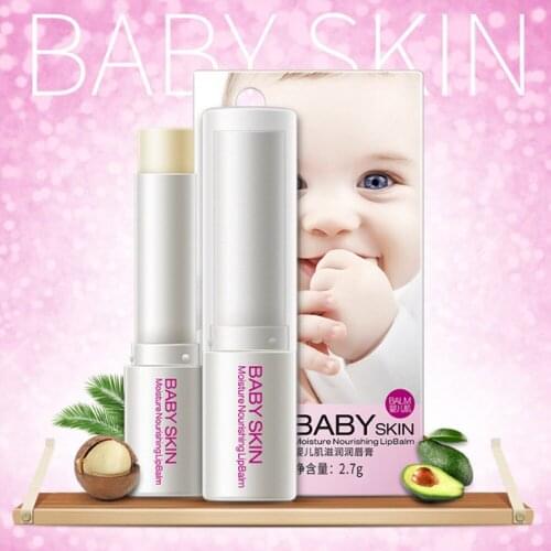 Baby Skin Natural Plant Essence Lip Balm Moisturizing Repair Lip Wrinkles Anti-Aging Protection Lip Balm Lip Skin Care