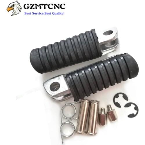 For KAWASAKI ER6N NINJA 650R VERSYS 650 1000 KLE650 ER-6N ER6N NINJA650 Motorcycle Rider Front Foot Pegs Rests Footrest Footpeg