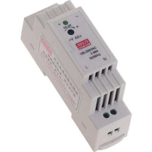 DR-15 15W Single Output 5V 12V 15V 24V Din Rail Switching Power Supply Electronics Din Rail Switching Type Industrial