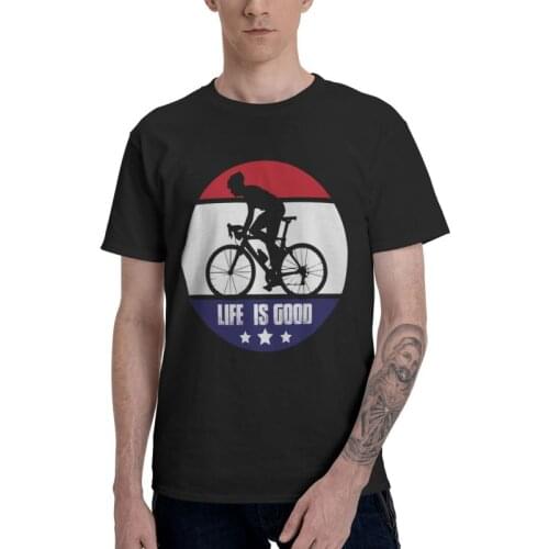 Demo Life Is Good T Shirt Mens Cotton T-shirt Tshirt Short Sleeve Mountain Bike Cycling Biking Cyclist Bicycle Cycle Ride Tee