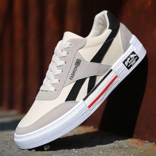 Fashion Canvas Shoes Men Vulcanize Shoes Classic Flats Shoes Jogging Sneakers Man Breathable Casual Sport Shoes Male White Shoes