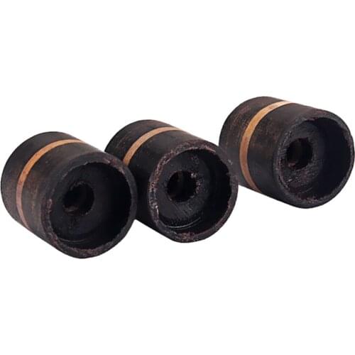3 Pieces Rosewood Guitar Volume Tone Control Knobs Caps Musical Instrument Accessory